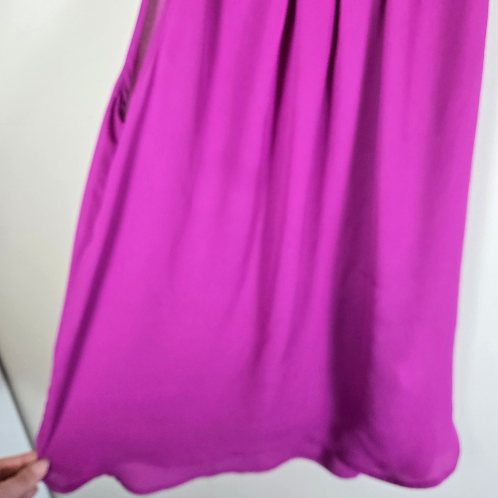 Carolina Belle Montreal Women's Sleeveless Blouse Fuchsia Small Workwear Office - Picture 4 of 9